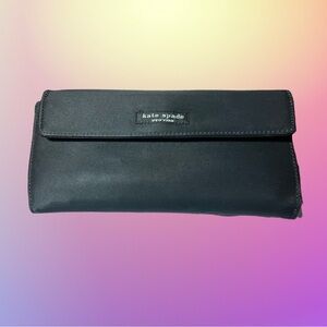 Vintage Kate Spade Black Nylon Wallet